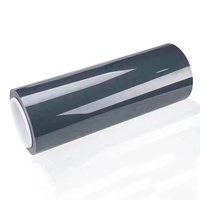 Film plastique noir pour phare de voiture, 0.3x10m, emballage enveloppant avec une fumée, TPH