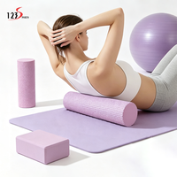 Nouveautés : Accessoires de fitness pour la maison – Rouleau de yoga en EVA de 60 cm pour la relaxation musculaire et la remise en forme, colonne de yoga pour les jambes, idéal pour le studio