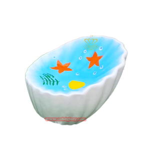 Sculpture géante en fibre de verre coquillage Matériau résine Parc d'attractions Rue Paysage Décoration Design - Product Image 5