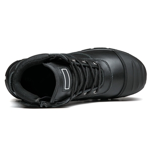 Botas de Seguridad con Puntera de Acero Estándar SBP, de Cuero Corregido Negro de Primera Capa - Product Image 2