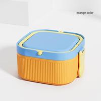Conteneur alimentaire en plastique PP de qualité alimentaire de 1000 ml, boîte à lunch carrée avec couvercle, compatible micro-ondes, pour la maison, la cuisine, vente en gros