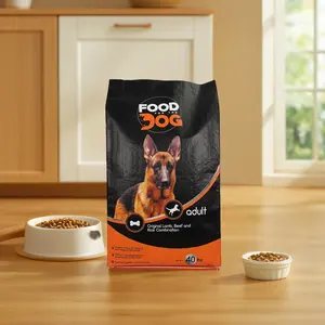 Packing Bag Hot 40lb China Dog/cat/pet Food Bags Pp Woven Packaging Moisture Proof Smell Proof Food Grade Animal Feed Packaging Bag