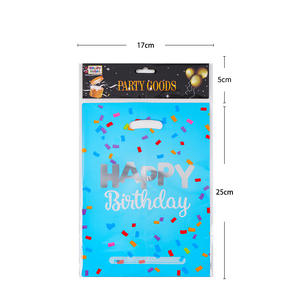 Vente en gros de sacs-cadeaux d'anniversaire Hppy en <span class=keywords><strong>film</strong></span> d'aluminium 10 pièces sac de faveur de fête petits sacs-cadeaux fête d'anniversaire pour enfants - Product Image 4