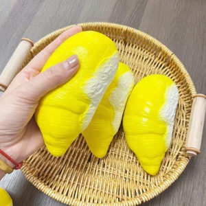 Juguete Antiestrés de Simulación de Comida, Durian Súper Suave, de TPE/TPR, para Apretar y Disfrutar, con Rebote Lento, Venta al Por Mayor - Product Image 2