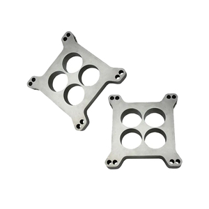 ชิ้นส่วนเสริมคาร์บูเรเตอร์แบบดูดอากาศ CNC อลูมิเนียม 6061-T6 ผลิตตามสั่ง OEM สำหรับเพิ่มปริมาตรและฉนวนกันความร้อน สำหรับรถแข่งดราก์เรซซิ่ง - Product Image 1