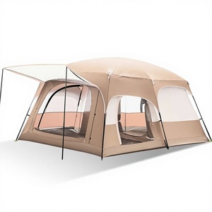 Tenda da Campeggio per 6-8 Persone con Due Camere e Un Soggiorno, Lussuosa e Spaziosa, Impermeabile e Antivento per Campeggio all'Aperto - Product Image 1