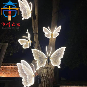 Luces de <span class=keywords><strong>mariposas</strong></span> dinámicas ideales para escenas de paseos nocturnos en parques, iluminan una vista nocturna romántica - Product Image 3
