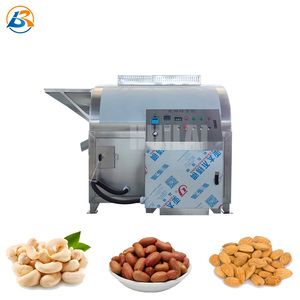 Tostatrice Commerciale Automatica per Noci in Acciaio Inox SUS304, Attrezzatura per Tostatura di Castagne e Chicchi di Caffè per Impianti di Lavorazione Noci - Product Image 1