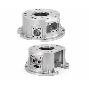 Fabrication sur mesure OEM par usinage CNC 5 axes 3D pour boîtiers de bride en aluminium complexes, usinage de précision par fraisage et tournage multi-cavités - Product Image 3