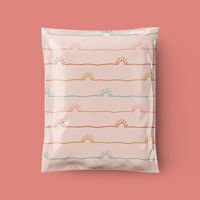 Sacs d'expédition en polyéthylène personnalisés D2W biodégradables, logo personnalisé imprimé, enveloppes d'expédition écologiques pour l'emballage des vêtements