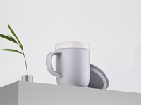 Cadeaux d'entreprise personnalisés Tasse à café avec doublure intérieure en céramique Cadeau d'affaires Tasse en céramique Idéal pour le bureau et la maison
