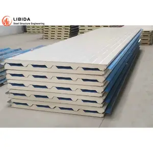 Wall Insulated Panels For Garage Door VIP Sandwich PU Foam Cold Storage Panel Price M2 Manufacturers