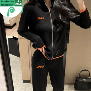 Ensembles de vêtements pour femmes gris décontractés, amincissants, à prix abordable, deux pièces - Product Image 2
