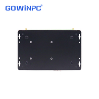PC industrial Gowin con montaje VESA/empotrado, Core i3 i5 i7 sin ventilador, alimentación de 12V CC, 8130U 6200U 8550U 8650U