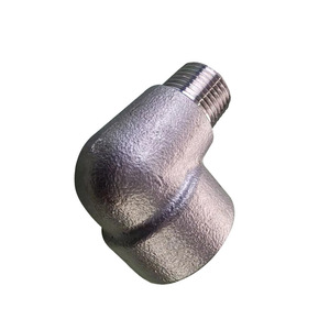 ข้อต่อท่อเหล็กสแตนเลส Longben แบบข้อศอก DN6-50 เกลียว NPT BSPT ทนแรงดันสูง แบบไร้รอยต่อ - Product Image 2