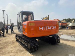 Excavatrice Hitachi EX120 d'occasion en bon état, moteur Isuzu de 12 tonnes, faible durée de fonctionnement, d'origine japonaise, à vendre - Product Image 4