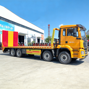 Camión Grúa de Plataforma Plana Shacman 8x4 de 27 Toneladas Personalizado, Fabricante de Equipos de Remolque de Alta Resistencia - Product Image 2
