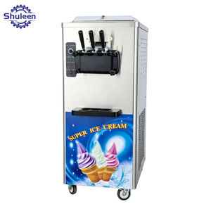 Máquina de Helado de 3 Sabores de Alta Productividad, Máquina Comercial de Helado Suave de Acero Inoxidable - Product Image 1