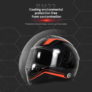 Casco de motocicleta de Material ABS estándar BM22 ECE con 1000M inalámbrico para intercomunicador Bluetooth accesorios de nueva condición - Product Image 4