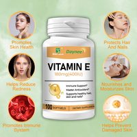 Kapsul Vitamin E Murni N23 Suplemen Diet Antioksidan untuk Dukungan Kesehatan Harian Vitamin E Softgel Kekuatan Tinggi