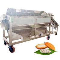 Peau de grain de café frais cassant décorticage Machine à éplucher les grains de cacao décortiqueur éplucheur pulpeur