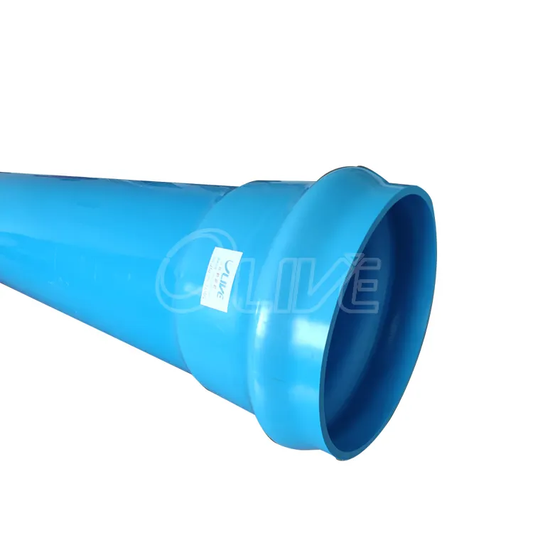 Grande tubo de pvc 48 50 polegadas plástico grande tubo de água tubo pvc personalizado com 800mm de diâmetro