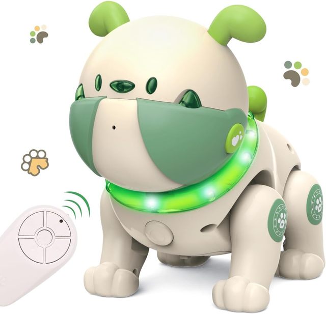 DWI 2024 Cute Interactive Robot Toy Companion Amazing Play Robot Intelligent Recording Robot Dog for Kids