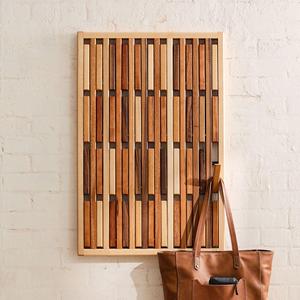 <span class=keywords><strong>Porte</strong></span>-manteau magnétique <span class=keywords><strong>mural</strong></span> en bois fait main au Texas, organisateur de 5 crochets pour entrée, couloir, manteaux, chapeaux et clés - Product Image 2