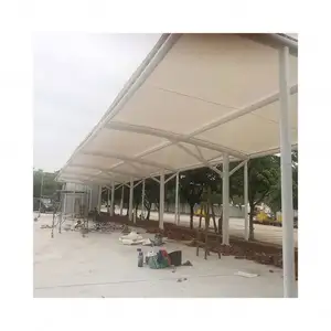 Tienda de campaña Cubiertas de plástico de aluminio Mobile Suv Stretch Shelter Rv Toldo de metal Pvc Carports portátiles Australia Dome Carport