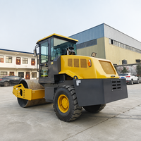 Compacteur vibrant à tambour unique YSW206B de 6 tonnes pour le compactage de gravier, de pierres concassées, de sols sablonneux et de remplissage de roches