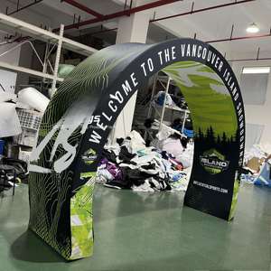 Arco <span class=keywords><strong>de</strong></span> Meta Personalizado <span class=keywords><strong>de</strong></span> Metal para Publicidad, Puertas Impresas Bajo Demanda, Decoración <span class=keywords><strong>de</strong></span> Puertas <span class=keywords><strong>de</strong></span> Tela para Eventos - Product Image 6