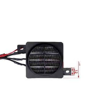 12V 24V Constant Temperature PTC Ceramic Air <b>Heater</b> With Cooling Fan 60×60mm Incubation Heating Plate Customizable Size - Product Image 5