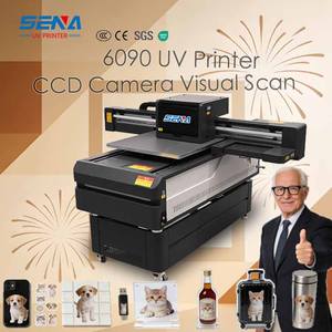 Imprimante à plat UV à jet d'encre de format moyen 6090 pour coques de téléphone, bois, métal, bouteilles, acrylique, avec caméra CCD pour l'impression de logos - Product Image 1