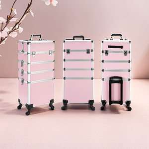 4-in-1 Professioneller Nagellack-Organizer mit großem Fassungsvermögen, rollbarer Make-up-Trolley im Luxus-Stil, Individualisierung mit Logo möglich, geringe Mindestbestellmenge - Product Image 2