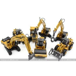 รถขุดไฮนา รุ่น 1/40 ทำจากโลหะผสม แบบจำลองรถวิศวกรรม 1910 รถดันดิน ของเล่นเด็ก ของขวัญวันเกิด - Product Image 5