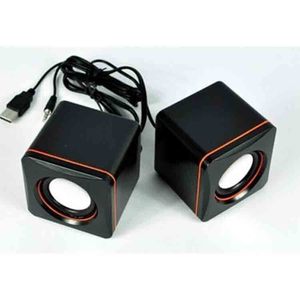 <b>Mini</b> Cube Speakers 5W USB Powered Portable For <b>Laptop</b> Desktop Mobile Gift - Product Image 1