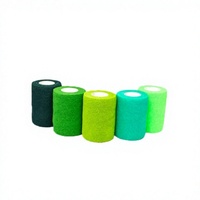 Bandage élastique auto-adhésif non tissé en stock direct usine, 4,5 m, pour le soutien des doigts sportifs, attelle unisexe, utilisation en premiers secours