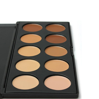 Marque privée fond de teint crème pour les pores, haute définition, couverture complète imperméable, maquillage végétalien, Contour, Palette anti-cernes