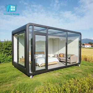 Casa Capsula Prefabbricata Apple Cabin, Container Abitativo Impermeabile, Mini Casa, Bar, Appartamento, Villa per Campeggio, Resort, <span class=keywords><strong>Design</strong></span> Moderno - Product Image 4