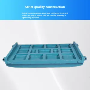 Прямые поставки с завода: Фиксированные дробильные плиты (зубчатые плиты) из высокоуглеродистой стали TX для угольных дробилок, кованые, 100 кг - Product Image 4