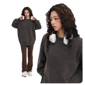 เสื้อสเวตเชิ้ตคอกลมยูดิน ยูนิเซ็กส์ ผ้าฝ้ายแท้เนื้อหนา ป้องกันขนร่วง ใส่สบาย มีกระเป๋า - Product Image 4