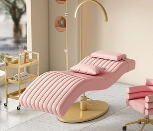 k Black S Shaped Eyelash <b>Bed</b> Adjustable Massage Table PU <b>Recliner</b> Chair Salon Spa Tattoo <b>Bed</b> - Product Image 3