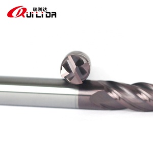 RLD Trung Tâm Outlet Factory CNC Zhuzhou Bê Tông HRC60 Carbide Biến Helix 4 Flutes 10X75Mm <span class=keywords><strong>Flat</strong></span> End Mill Dụng Cụ Cắt - Product Image 3
