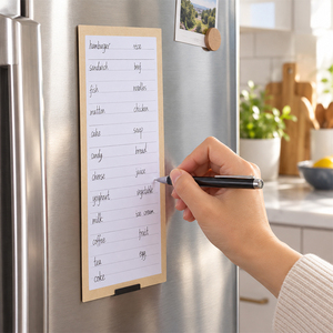 Bloc-notes magnétique personnalisé avec logo, planificateur de repas, liste d'épicerie, bloc-notes magnétique, tableau de notes pour la planification des repas, perte de poids, dîner - Product Image 1