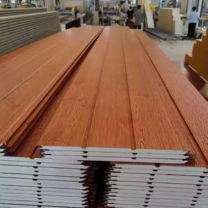 Günstiges 10mm PU Polyurethan Wärmegedämmtes Dach- und Wand-Sandwichpaneel für Fertighäuser - Product Image 2