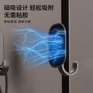 Magnetic Refrigerator Hooks Single Hook Strong Suction Reusable For Kitchen Storage - Product Image 4