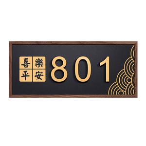 Fabricant de plaques signalétiques remplaçables personnalisées Panneaux de numéros de maison <span class=keywords><strong>Plaque</strong></span> de porte d'appartement <span class=keywords><strong>Plaque</strong></span> de porte de bureau - Product Image 3