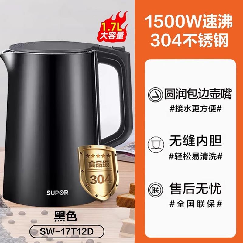 สีดำ 1.7 ลิตร SW-17T12D