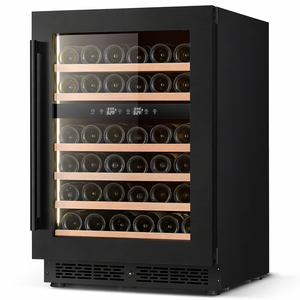 Réfrigérateur OEM à économie d'énergie R600a, double zone, porte vitrée, acier inoxydable noir, pour hôtel commercial et usage domestique NE-404D-P Sta - Product Image 6