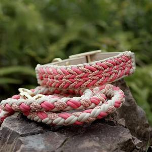 <span class=keywords><strong>Collier</strong></span> de chien PARACORD tissé à la main chaîne nouvelle <span class=keywords><strong>laisse</strong></span> de <span class=keywords><strong>collier</strong></span> pour animaux de compagnie pour chiens de taille moyenne <span class=keywords><strong>collier</strong></span> de <span class=keywords><strong>laisse</strong></span> de marche en Nylon à motif solide - Product Image 1